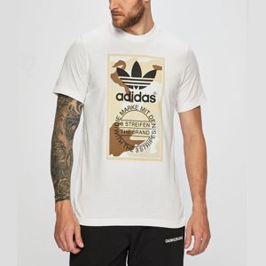 Panské triko Adidas Filled Label Tee White