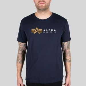 Tričko Alpha Industries Alpha Label T Navy