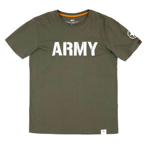 Pánské tričko Alpha Industries Army T-Shirt Dark Olive
