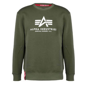 Pánská mikina Alpha Industries Basic Sweater Dark Green