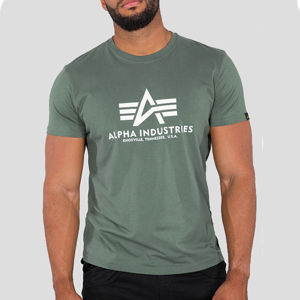 Alpha Industries Basic T-Shirt Vintage Green