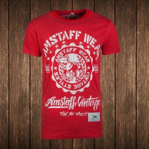 Amstaff Vintage Dorano T-Shirt - rot