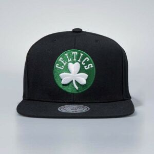 Cap Mitchell & Ness snapback Boston Celtics black Wool Solid