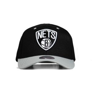 Cap Mitchell & Ness snapback Brooklyn Nets black/grey Team Logo 2-Tone 110 Snapback