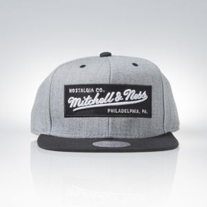 Cap Mitchell & Ness snapback M&N Own Brand grey heather / black Box Logo