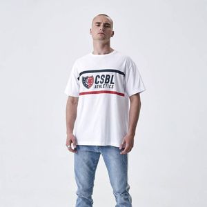 Cayler & Sons Black Label Insignia Oversized Tee white / red