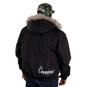 Zimní bunda Cocaine Life Flag Winter Jacket Black