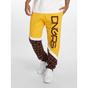 Dangerous DNGRS / Sweat Pant Woody in yellow