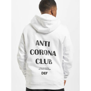 DEF / Hoodie Anti Corona in white