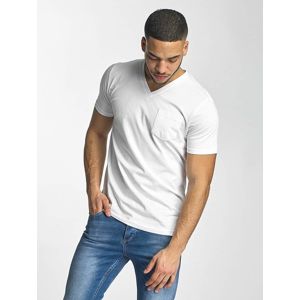 DEF / T-Shirt V-Neck in white