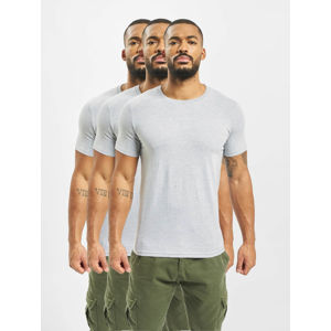 DEF / T-Shirt Weary 3er Pack in grey