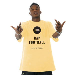 GangstaGroup Rap & Football Tee Yellow