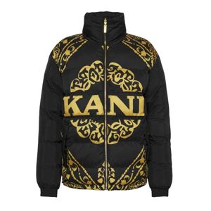 Zimní bunda Karl Kani Retro Reversible Puffer Jacket black/ gold