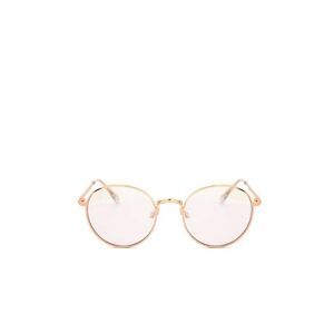 Jeepers Peepers In Rose Gold With Blue Light Lenses Sunglasses