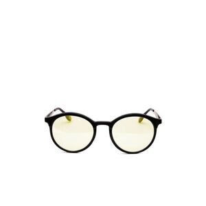 Jeepers Peepers Round Black Frame With Blue Light Lenses Sunglasses