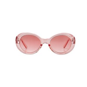Jeepers Peepers Sunglasses Pink Oval With Pink Lens (JPAW002)