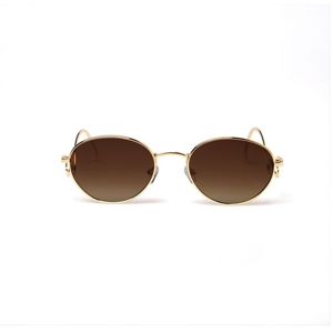 Jeepers Peepers Sunglasses Round Gold With Squiggle Temples (JP181010)