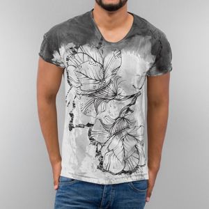 Just Rhyse Dye Flower T-Shirt Black