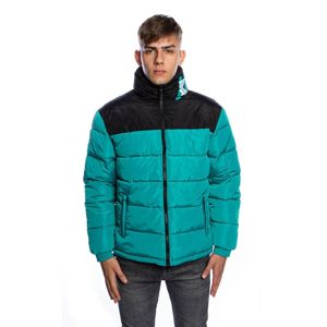 Karl Kani OG Block Reversible Puffer Jacket turquoiese