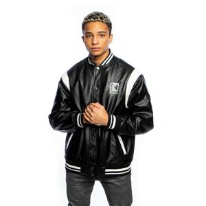 Karl Kani OG Fake Leather Jacket black