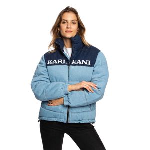 Karl Kani Retro Block Denim Puffer Jacket blue