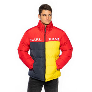 Karl Kani Retro Reversible Block Puffer Jacket red/yellow/navy