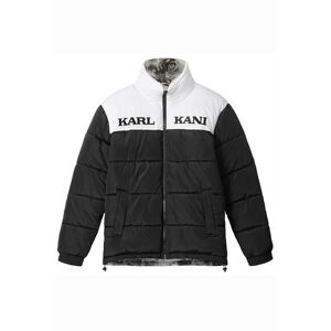 Karl Kani Retro Reversible Puffer Jacket black/white/grey