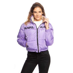 Karl Kani Retro Reversible Short Puffer Jacket lilac/sand