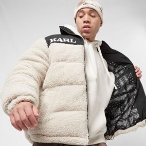 Zimní bunda Karl Kani Retro Teddy Puffer Jacket Light Sand
