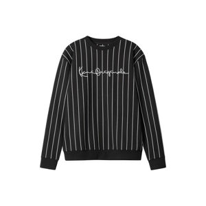 Karl Kani Sweatshirt Originals Pinstripe Crew black/white