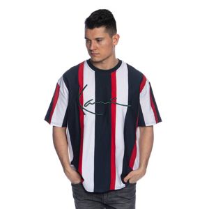 Karl Kani T-shirt Signature Stripe Tee navy/red/white