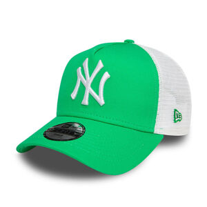 Detská kšiltovka Kids NEW ERA 940 A-Frame Trucker Cap NY Yankees League Essential Adolescent Green