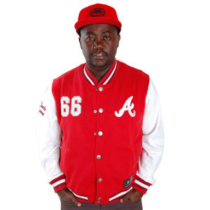 Majestic Athletics Northover Atlanta Braves Fleece Jacket Red