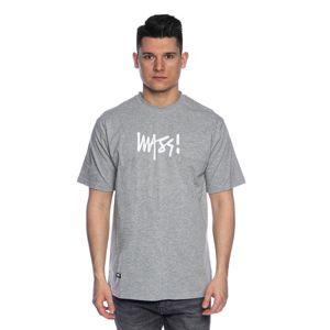 Mass Denim Signature Medium Logo T-shirt light heather grey