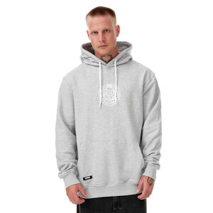 Mass Denim Sweatshirt Base Medium Logo Hoody heather grey