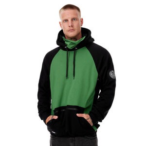 Mass Denim Sweatshirt Berg Hoody black/green