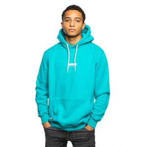 Mass Denim Sweatshirt Classics Small Logo Hoodie turquoise