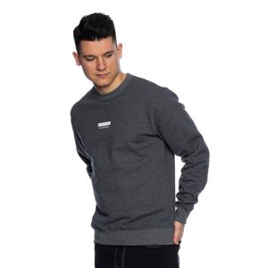 Mass Denim Sweatshirt Crewneck Classics Small Logo dark heather grey