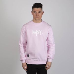 Mass Denim Sweatshirt Crewneck Signature Medium Logo light pink