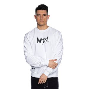 Mass Denim Sweatshirt Crewneck Signature Medium Logo white