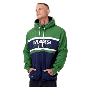 Mass Denim Sweatshirt Cut Hoody heather green/navy
