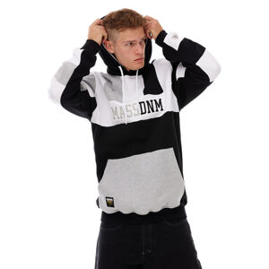 Mass Denim Sweatshirt Streamer Hoody black/heather grey