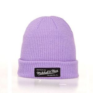 Mitchell & Ness Beanie Own Brand purple Box Logo Cuff Knit