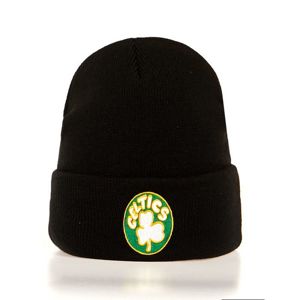 Mitchell & Ness Boston Celtics Beanie black Team Logo Cuff Knit