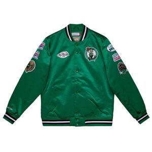 Mitchell & Ness Boston Celtics Champ City Satin Jacket green