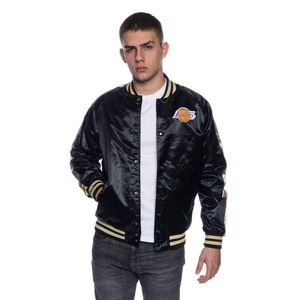 Mitchell & Ness Boston Los Angeles Lakers black/gold Color Blocked Satin Jacket