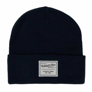Mitchell & Ness Branded Trotter Knit Branded Beanie navy