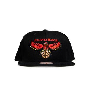 Mitchell & Ness cap snapback Atlanta Hawks black Wool Solid Snapback