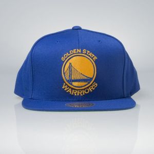 Mitchell & Ness cap snapback Golden State Warriors blue Wool Solid / Solid 2 NL99Z