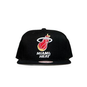 Mitchell & Ness cap snapback Miami Heat black Wool Solid Snapback